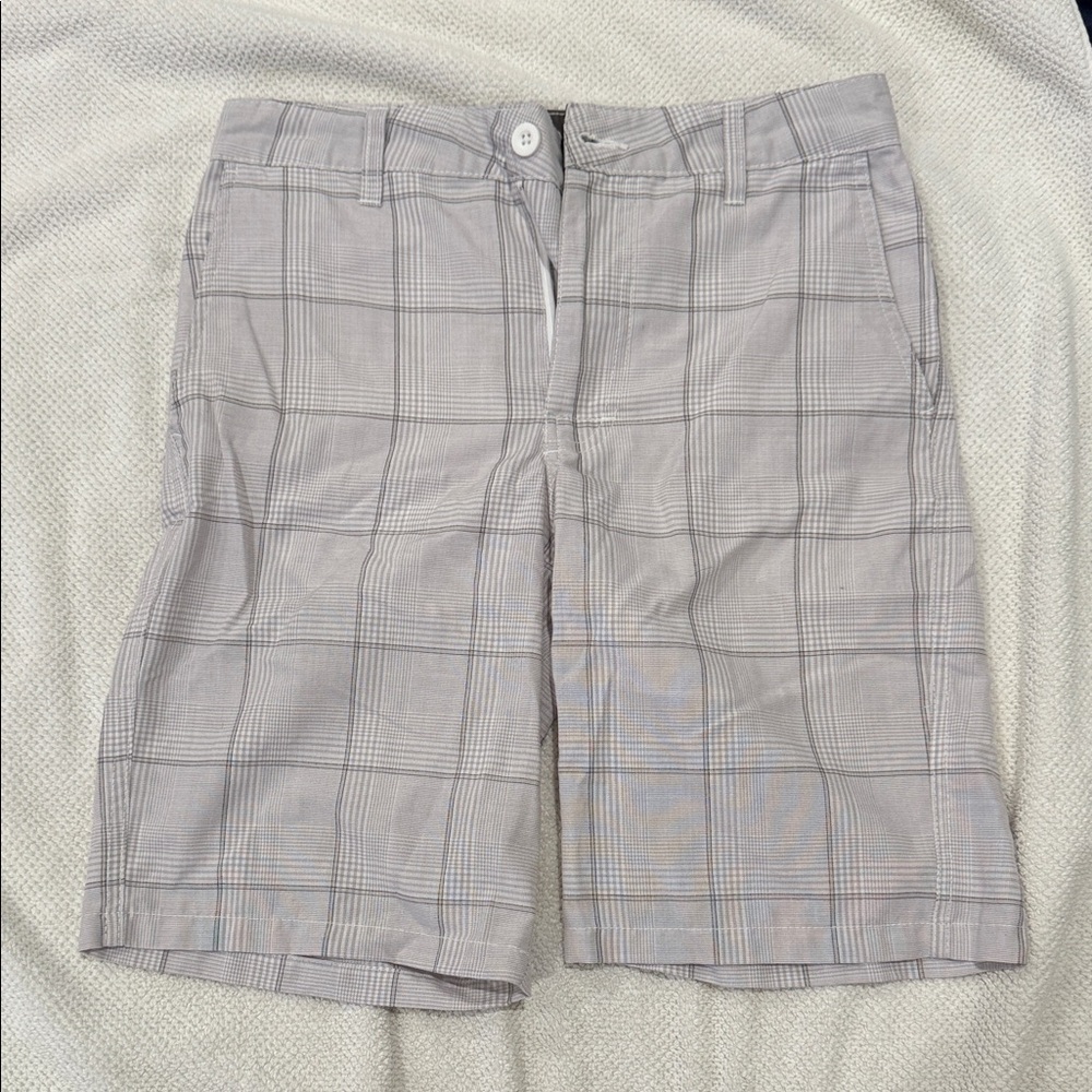 Mossimo Supply Co. Gray Plaid Men's Cargo Shorts